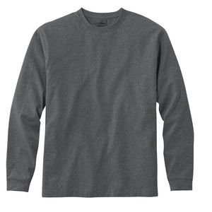LL Bean Men's Carefree Unshrinkable Tee, Traditional Fit, Long-Sleeve